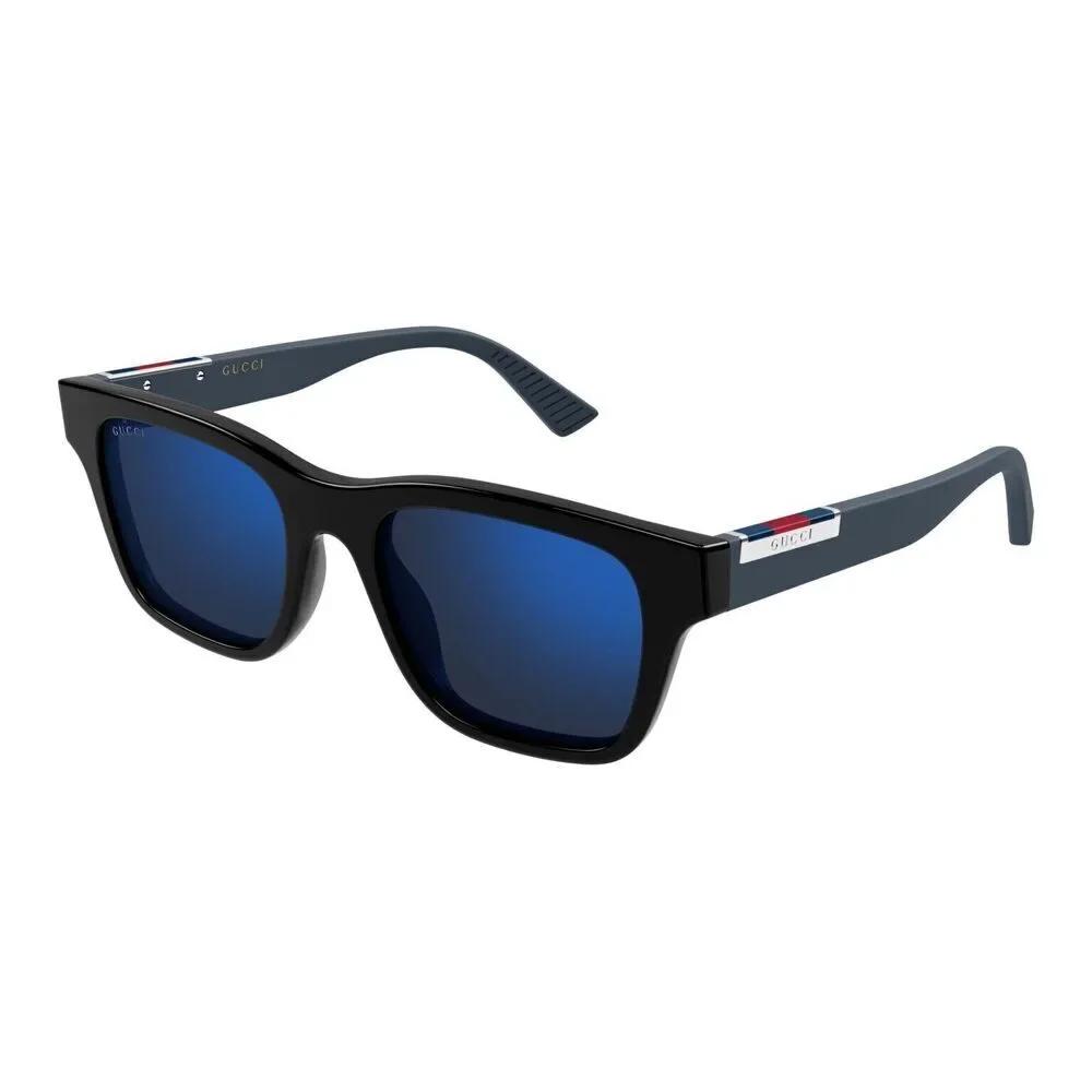 NWT Gucci GG2089S-002 Black Blue 52mm Sunglasses